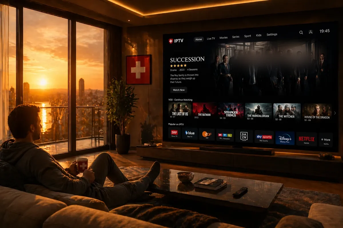 IPTV M3U kaufen Schweiz – Aktivierung in 3 Schritten in unter 5 Minuten